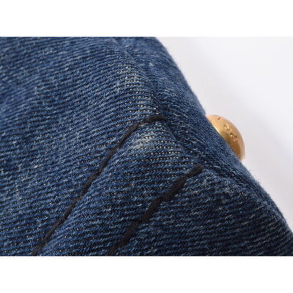 Prada Canapa Tote Bag Denim Blue - Picture 8 of 12